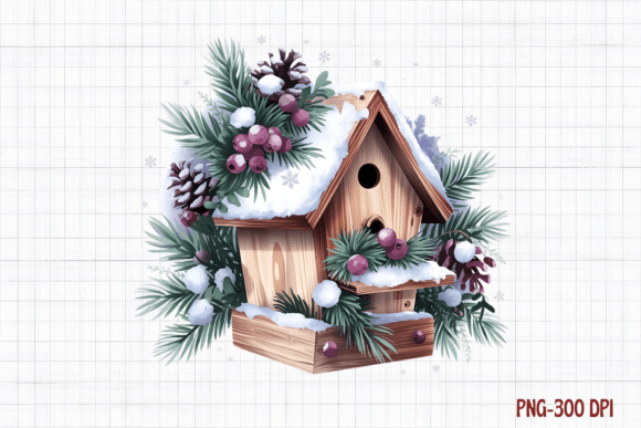 Christmas Garden Clipart: Illustrations for Blogs