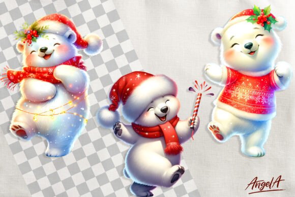 Christmas Polar Bear Clipart: Illustrations Review