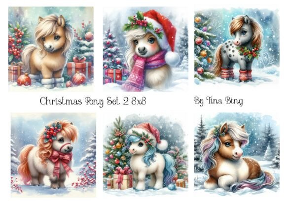 Christmas Pony Illustrations Review