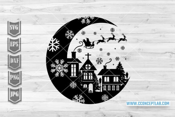 Christmas Scene Village: Premium Illustrations for Festive Web Design