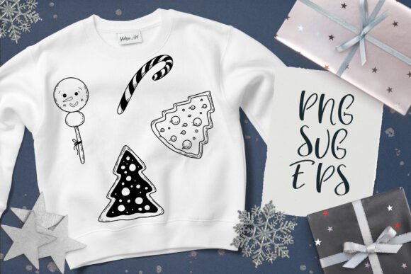 Christmas Sweets SVG: Festive Illustrations for Brands