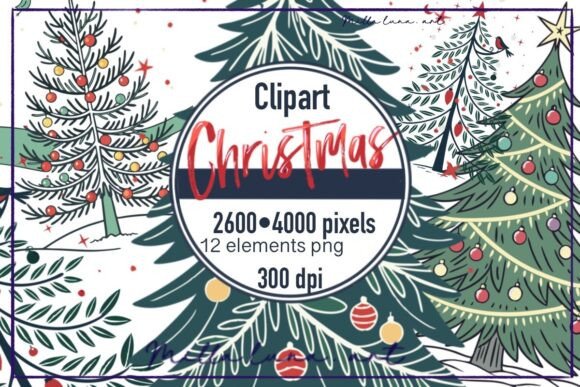 Christmas Tree Gift PNG for Crafters
