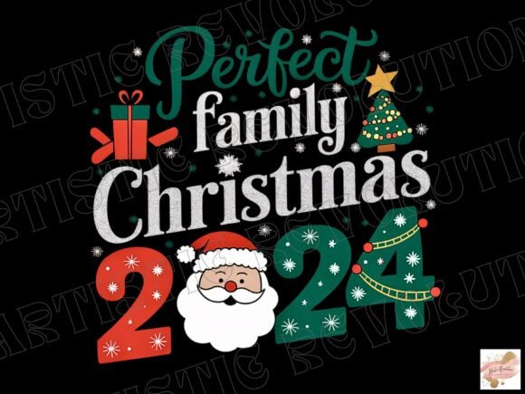 Family Christmas 2024 Png: Festive Illustrations