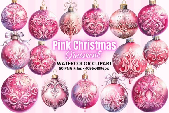 Pink Ornaments: Illustrations for Branding
