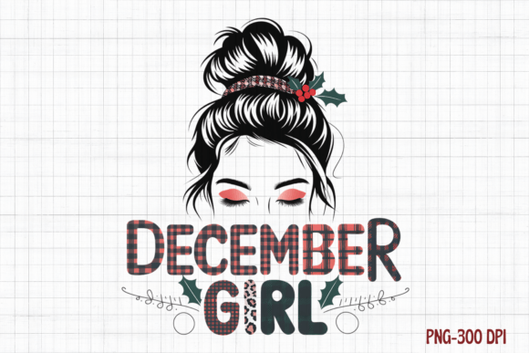 Review: December Girl Christmas Messy Bun Design
