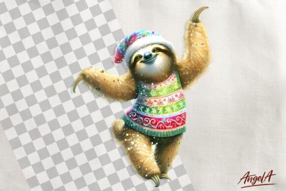 Reviewing Cute Sloth Christmas Clipart for Embroidery