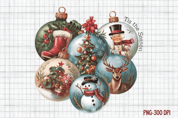 Tis the Season Vintage Christmas Png: Illustrations Review
