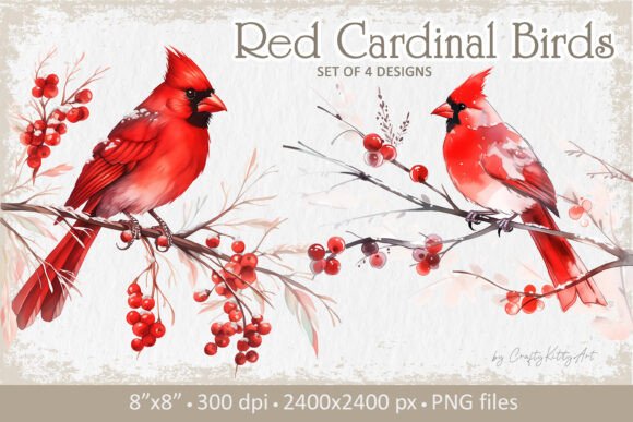 Winter Cardinals PNG Christmas Clipart: Brand Review